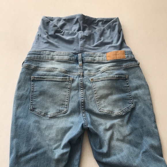 H&M Mama Maternity Light wash Skinny Ankle Jeans (M) - Picture 9 of 9